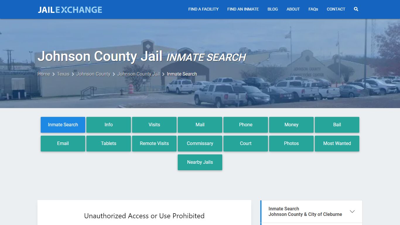 Inmate Search: Roster & Mugshots - Johnson County Jail, TX